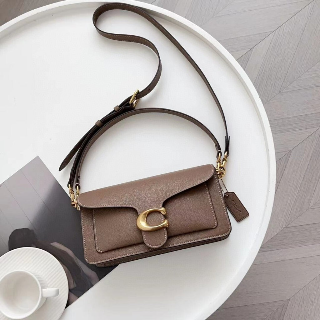 Bolsa Shoulder Bag Coach – Modelo Tabby (Marrom / Taupe)