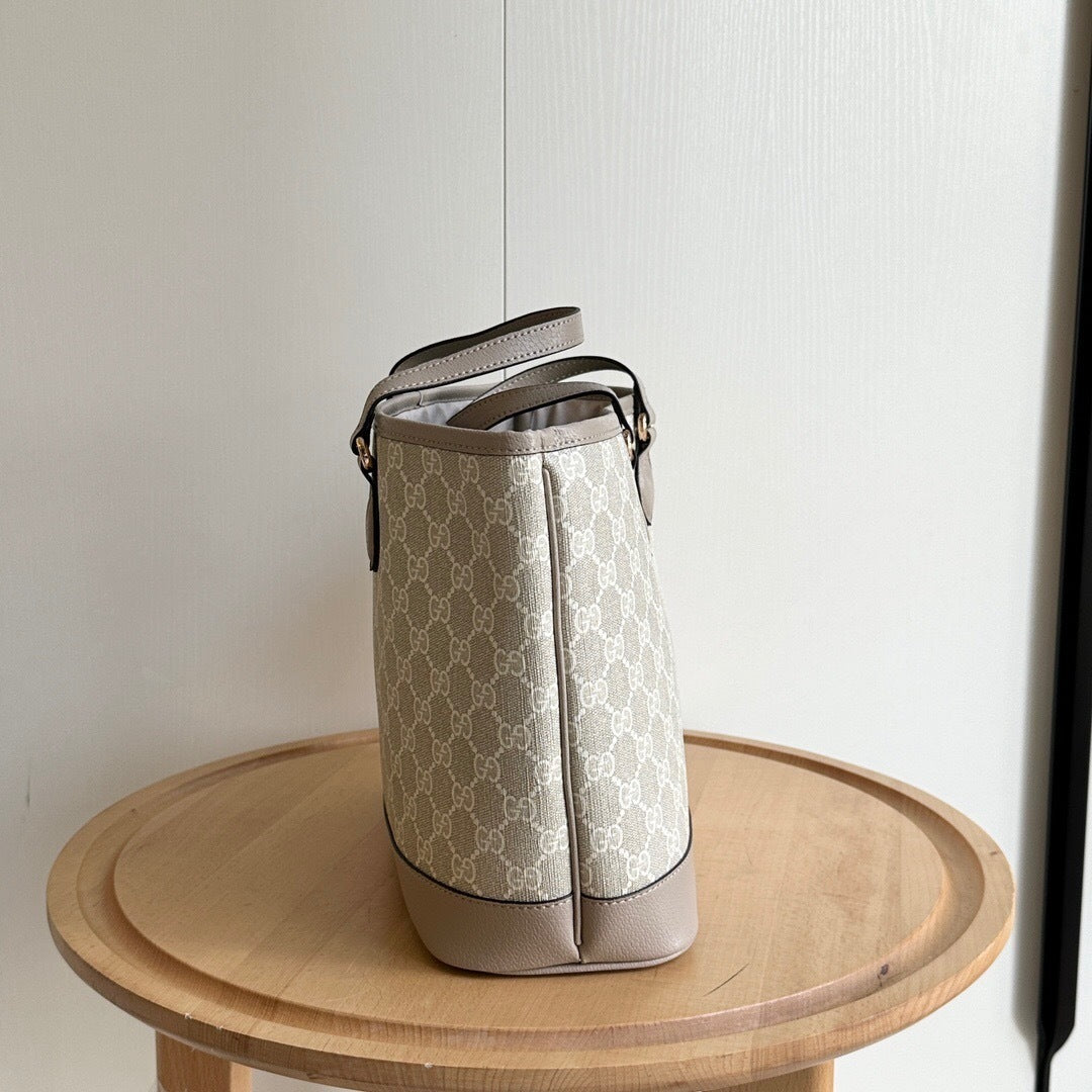 Bolsa Tote Gucci – GG Supreme Bege Claro