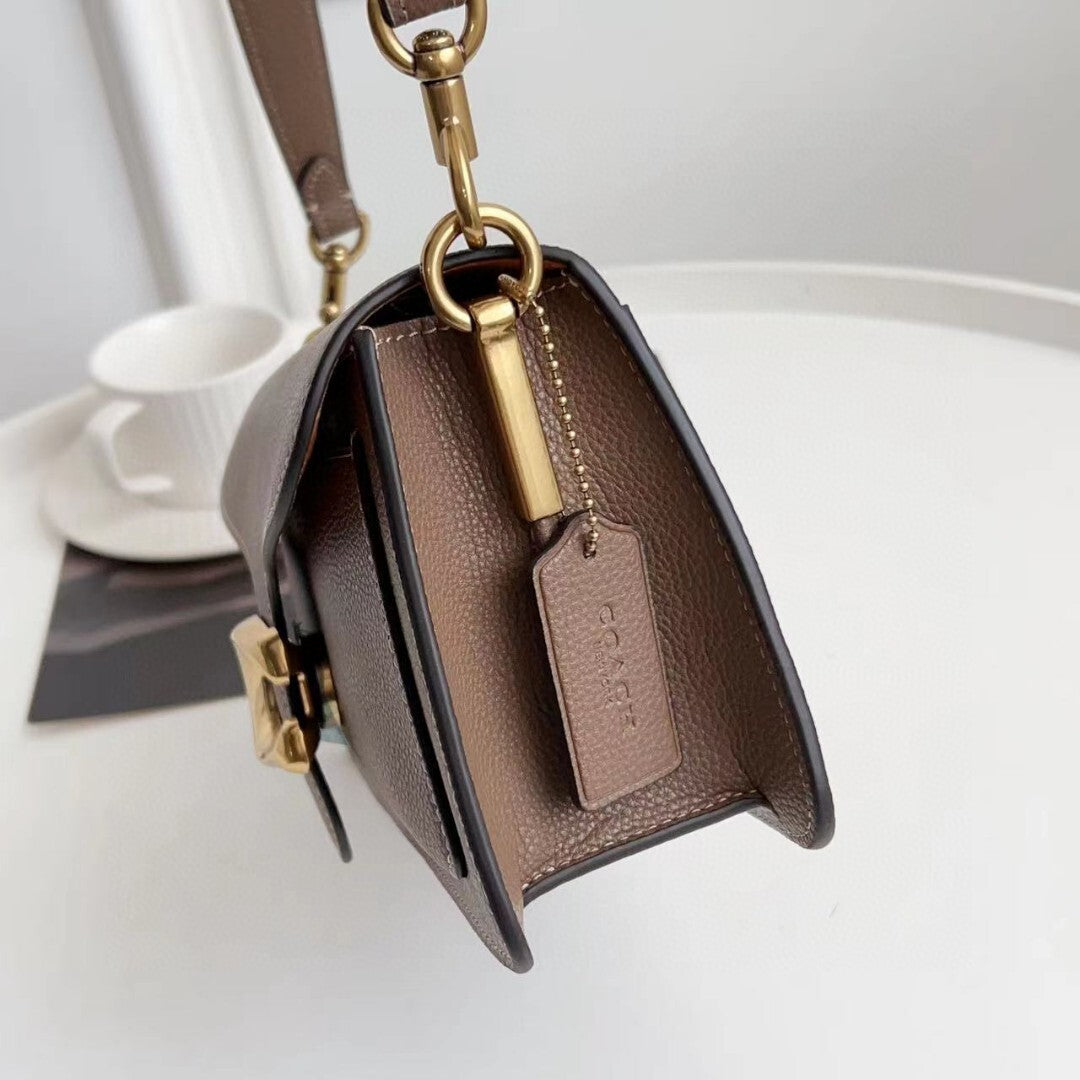 Bolsa Shoulder Bag Coach – Modelo Tabby (Marrom / Taupe)