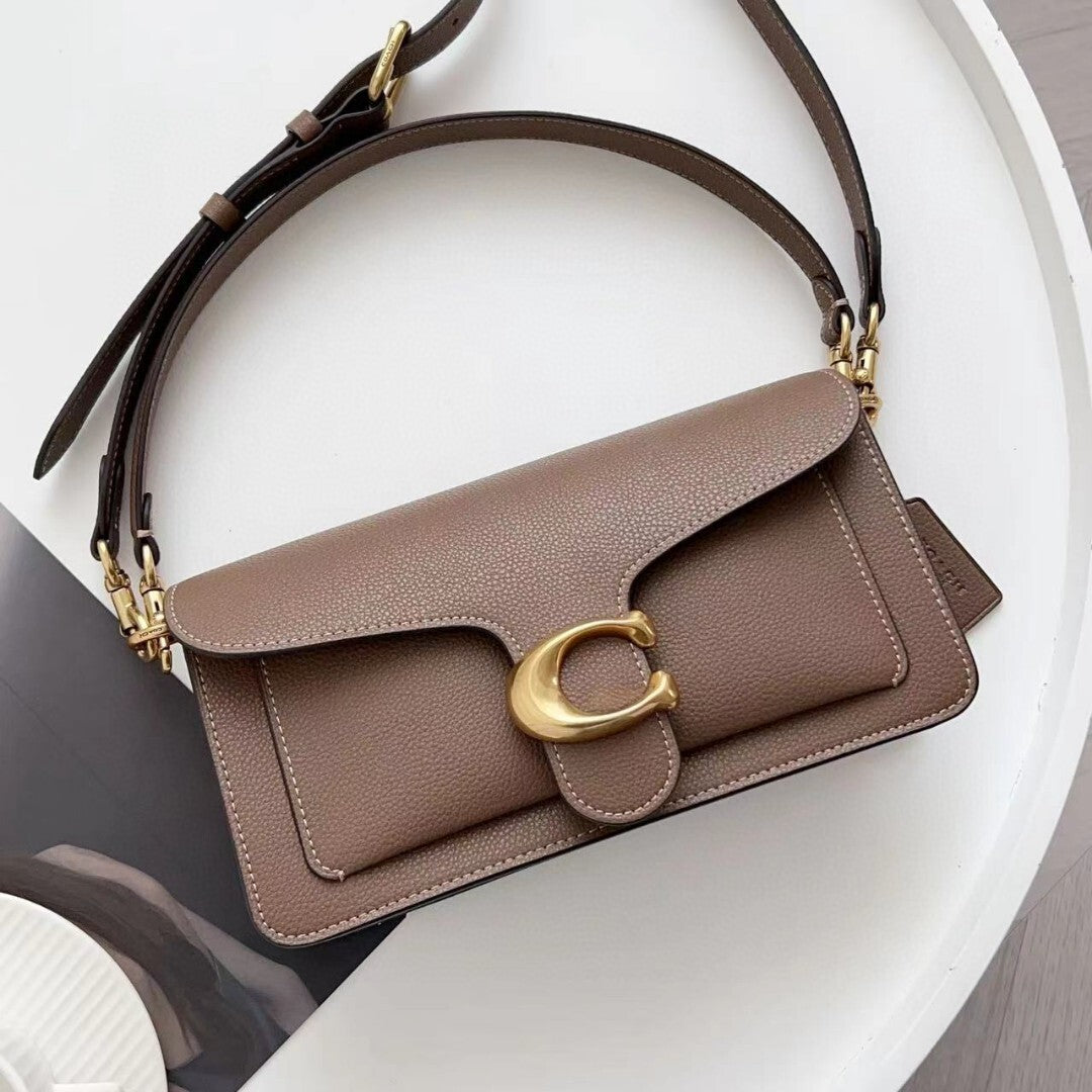 Bolsa Shoulder Bag Coach – Modelo Tabby (Marrom / Taupe)